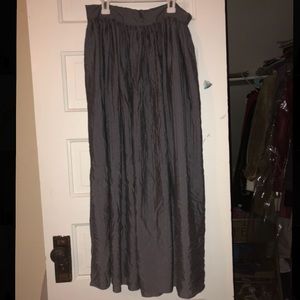 Grey long skirt
